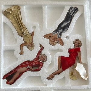 Vintage Marilyn Monroe Pin-Up Ornaments - The Bradford Editions